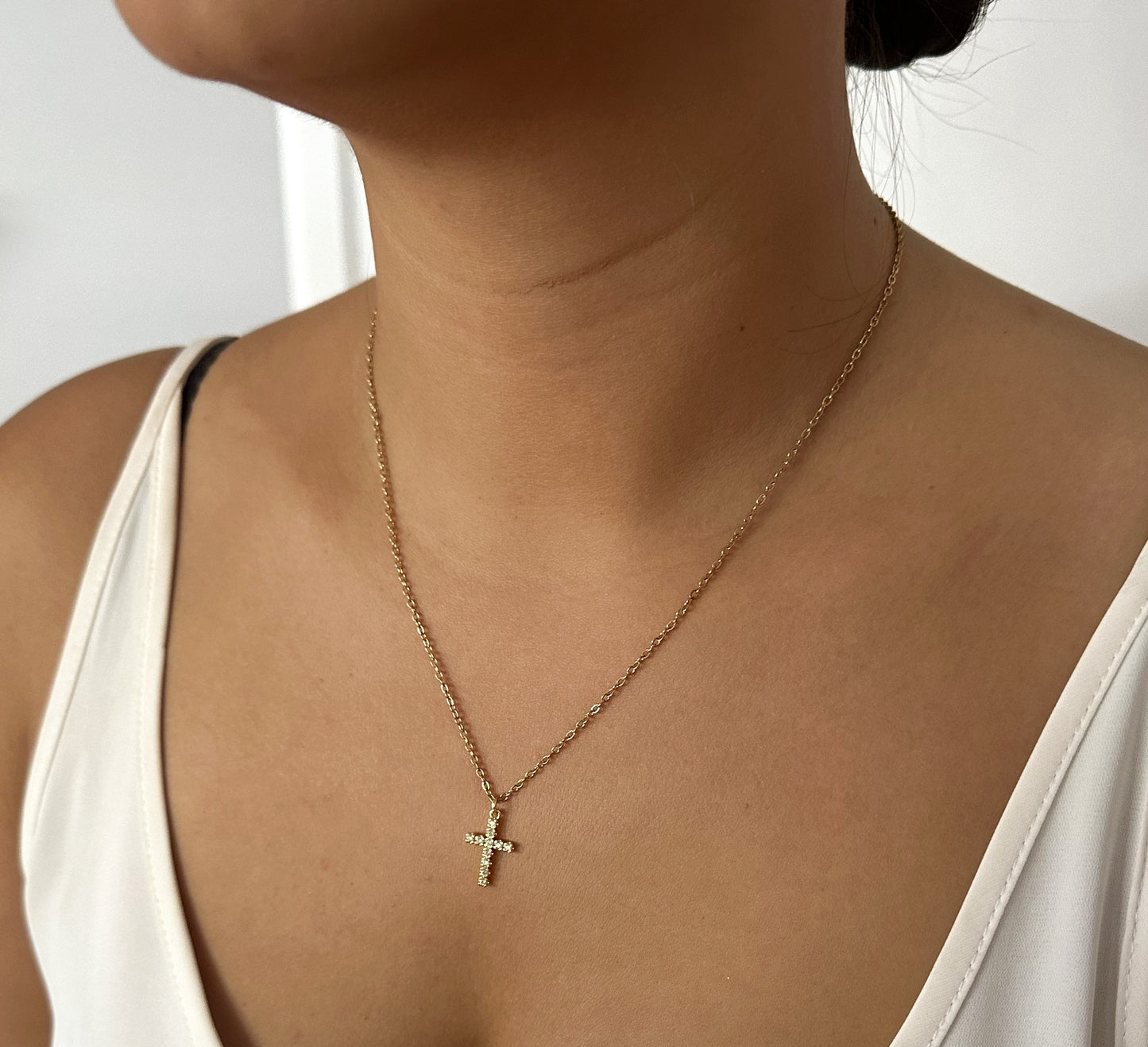 Mini Cross Necklace