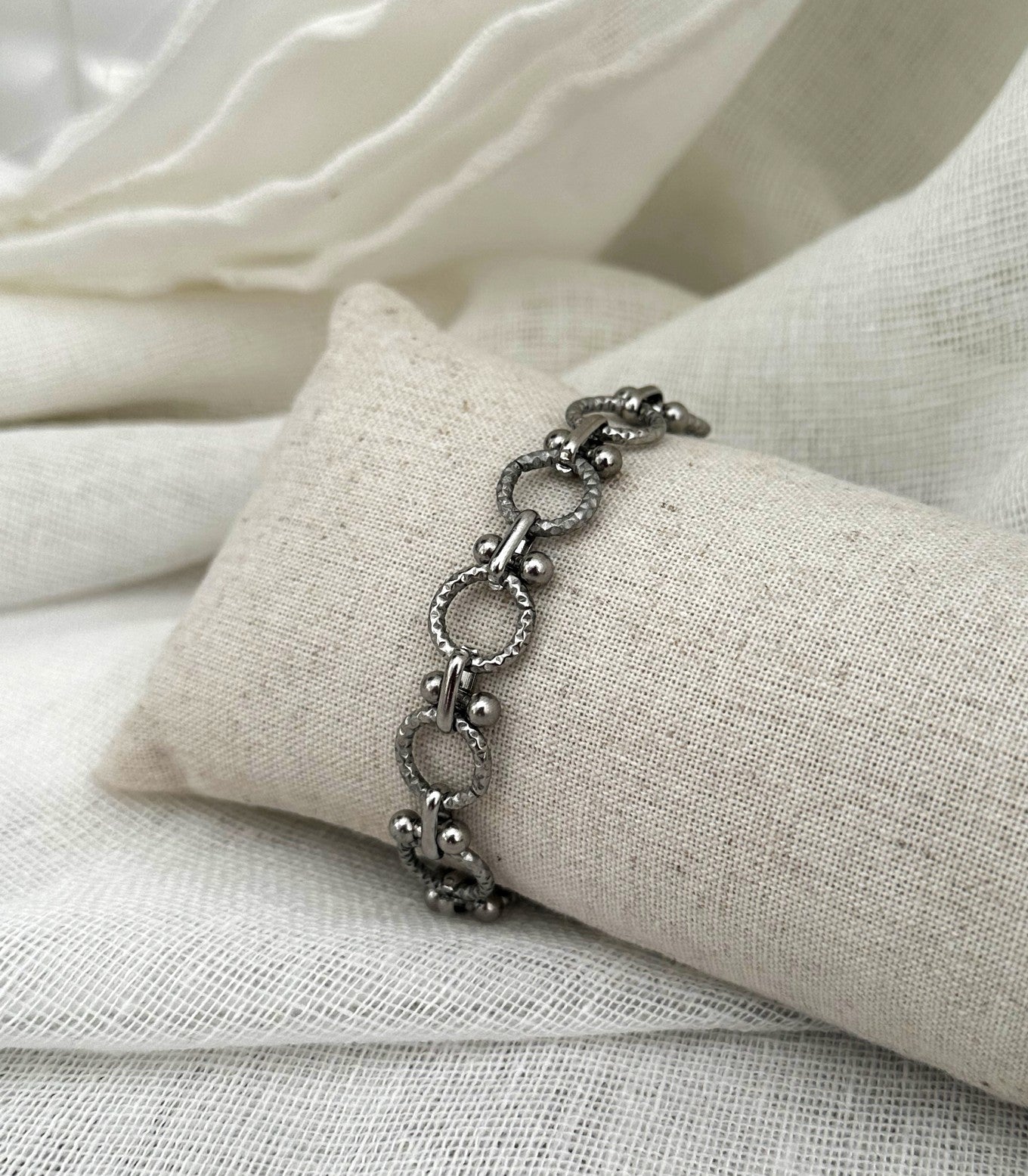 Silver Edge Bracelet