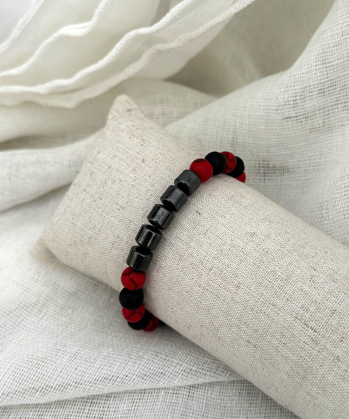 Crimson Onyx Bracelet