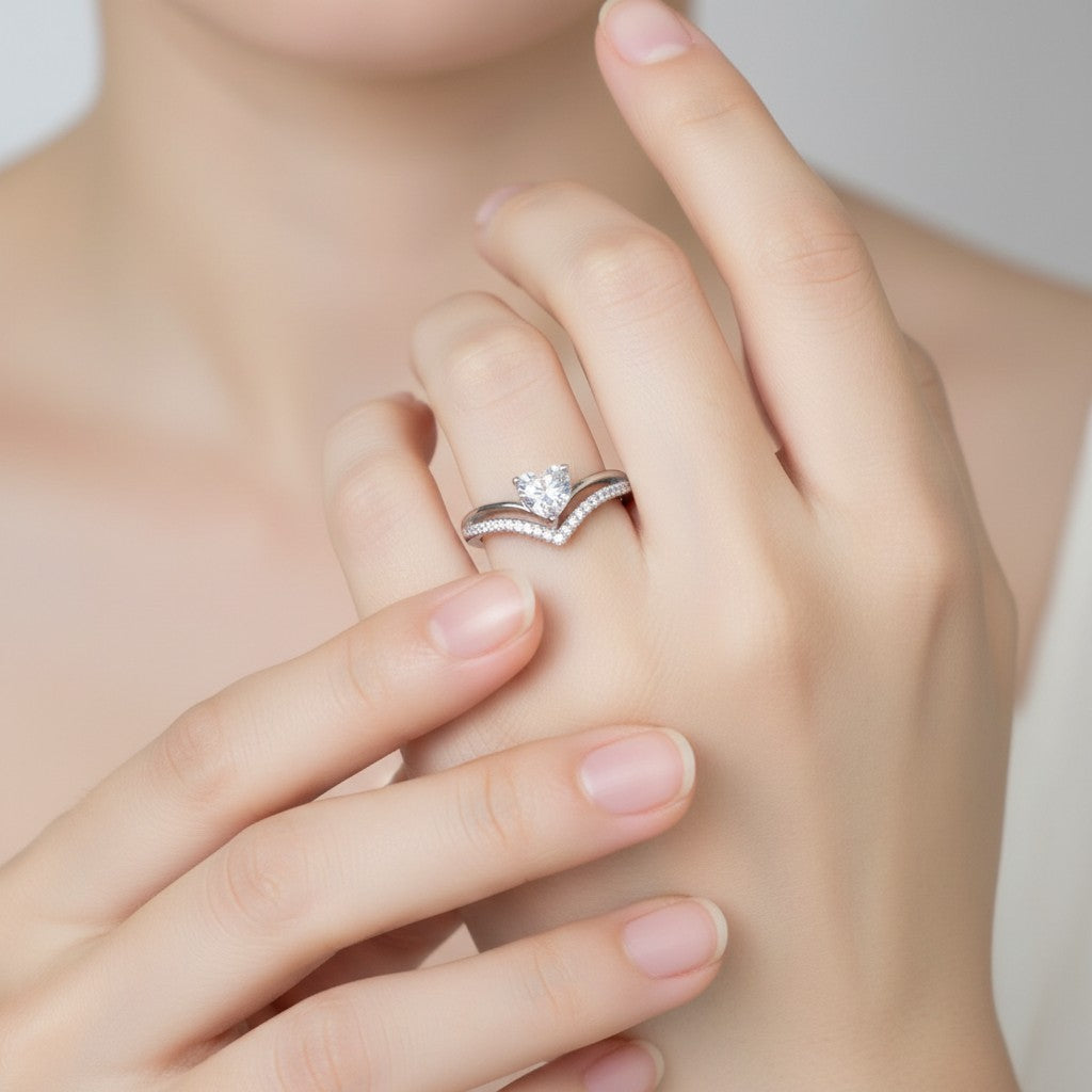 Holiday Heart Ring