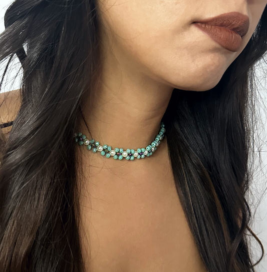 Aqua Flora Choker