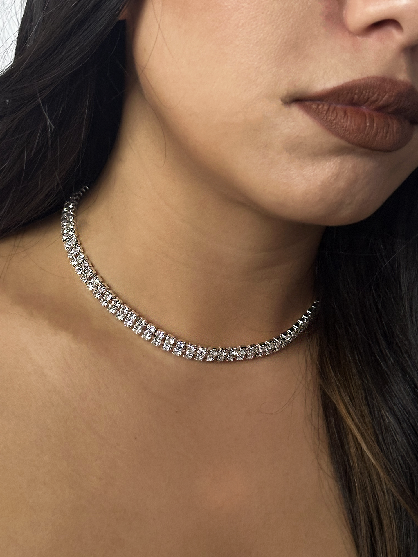 Diamond Line Choker