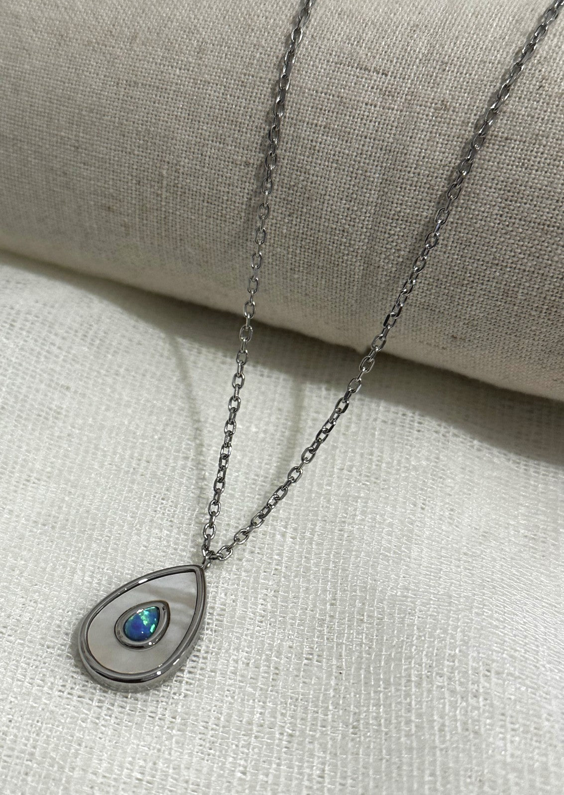 Hailstone Tear Necklace