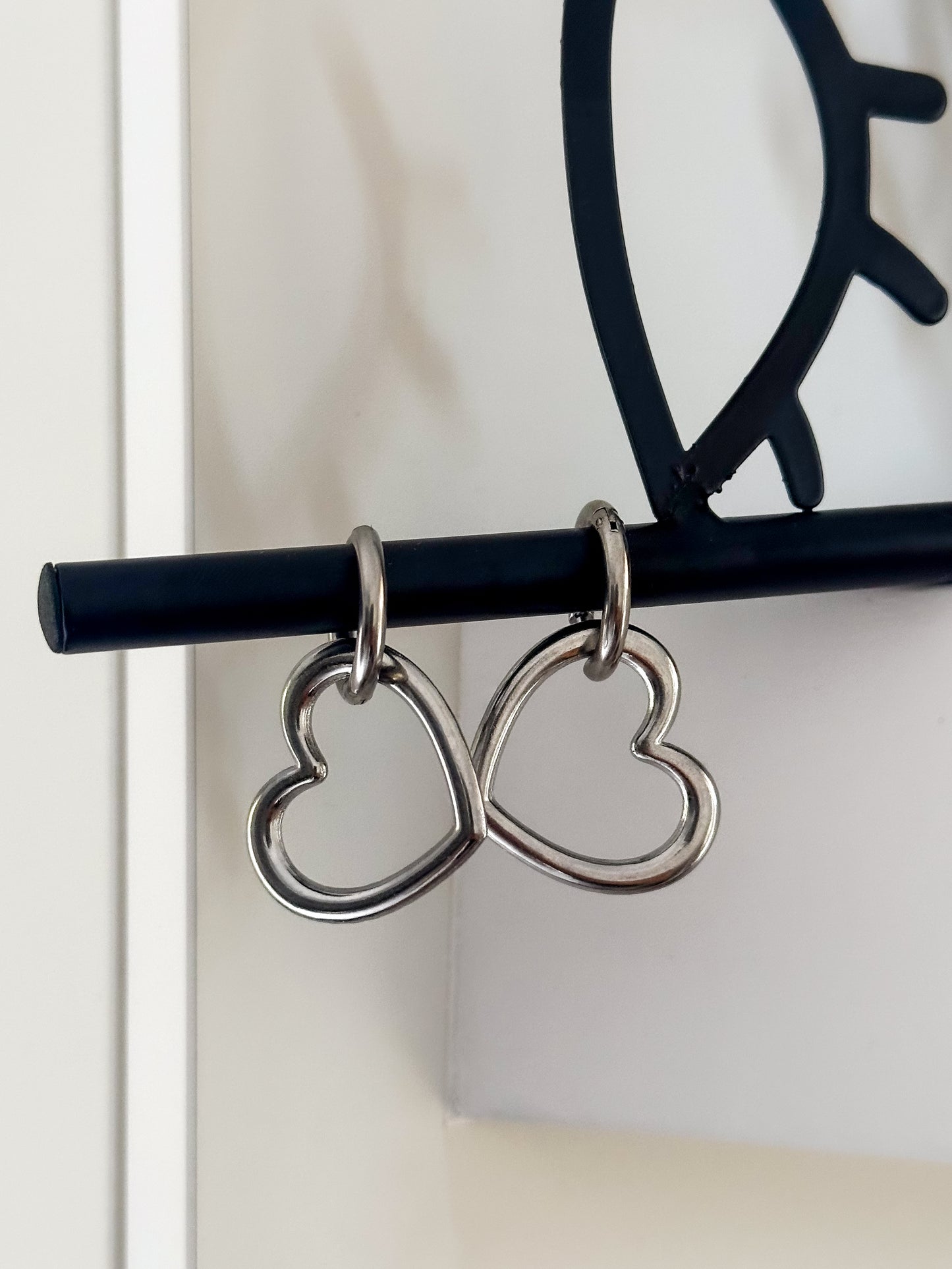 Heart Drop Earrings