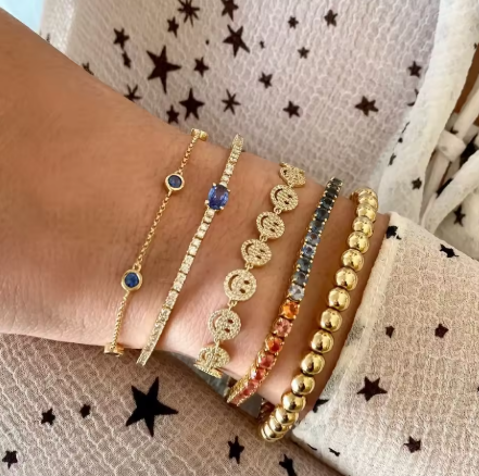 Smiley Zircon Bracelet
