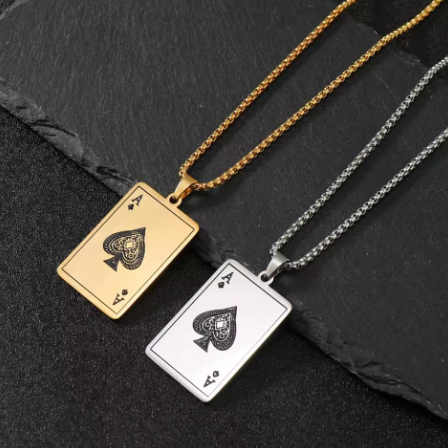 Ace of Spades Necklace