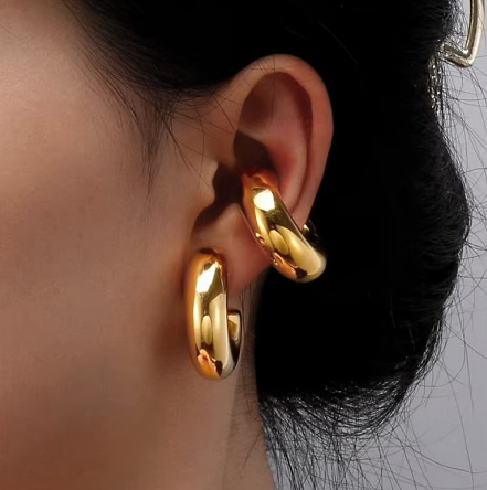 Bold Hoop Ear Cuff