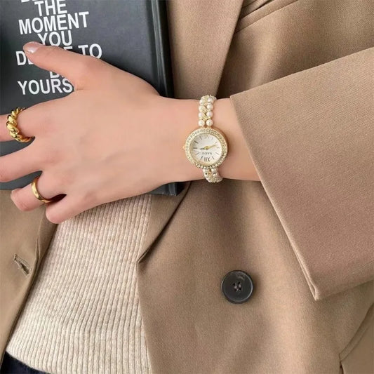Luxury Pearl & Crystal Watch Collection
