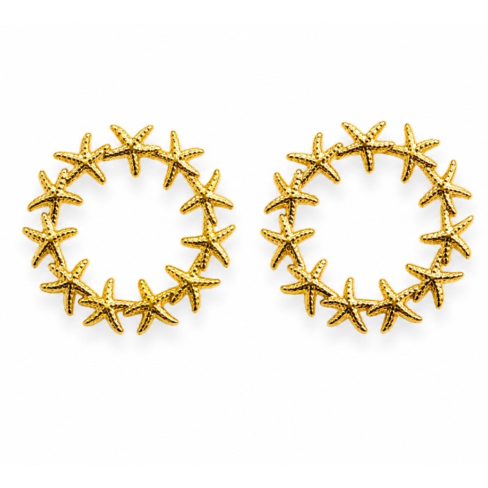 Starfish Crown Earrings